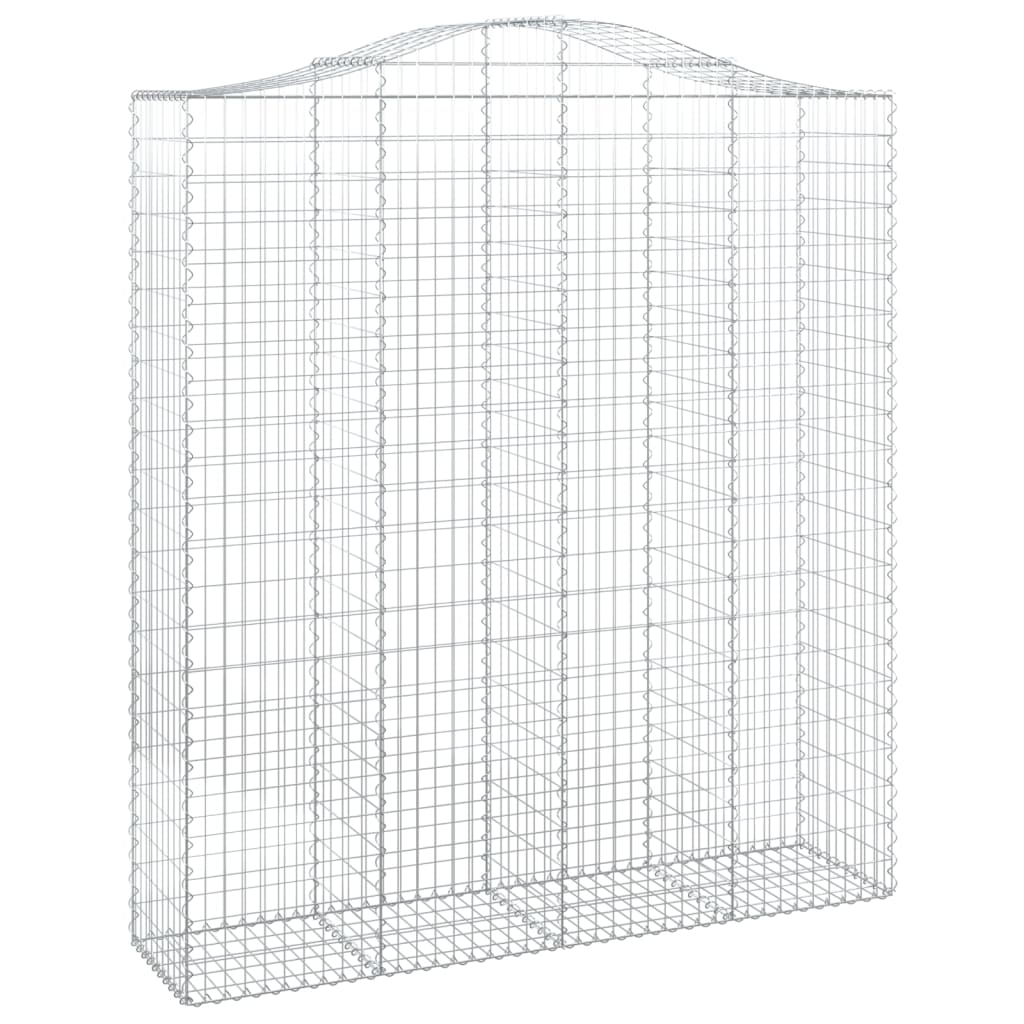 Cestas De Gaviones 13 Uds Forma De Arco Hierro 200x50x220/240cm_2
