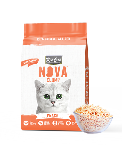 Kit Cat Arena Eco Nova - Peach 7 L Arena para gatos