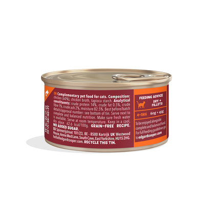 Filetes de pollo para gatos Edgard &amp; Cooper 70 g