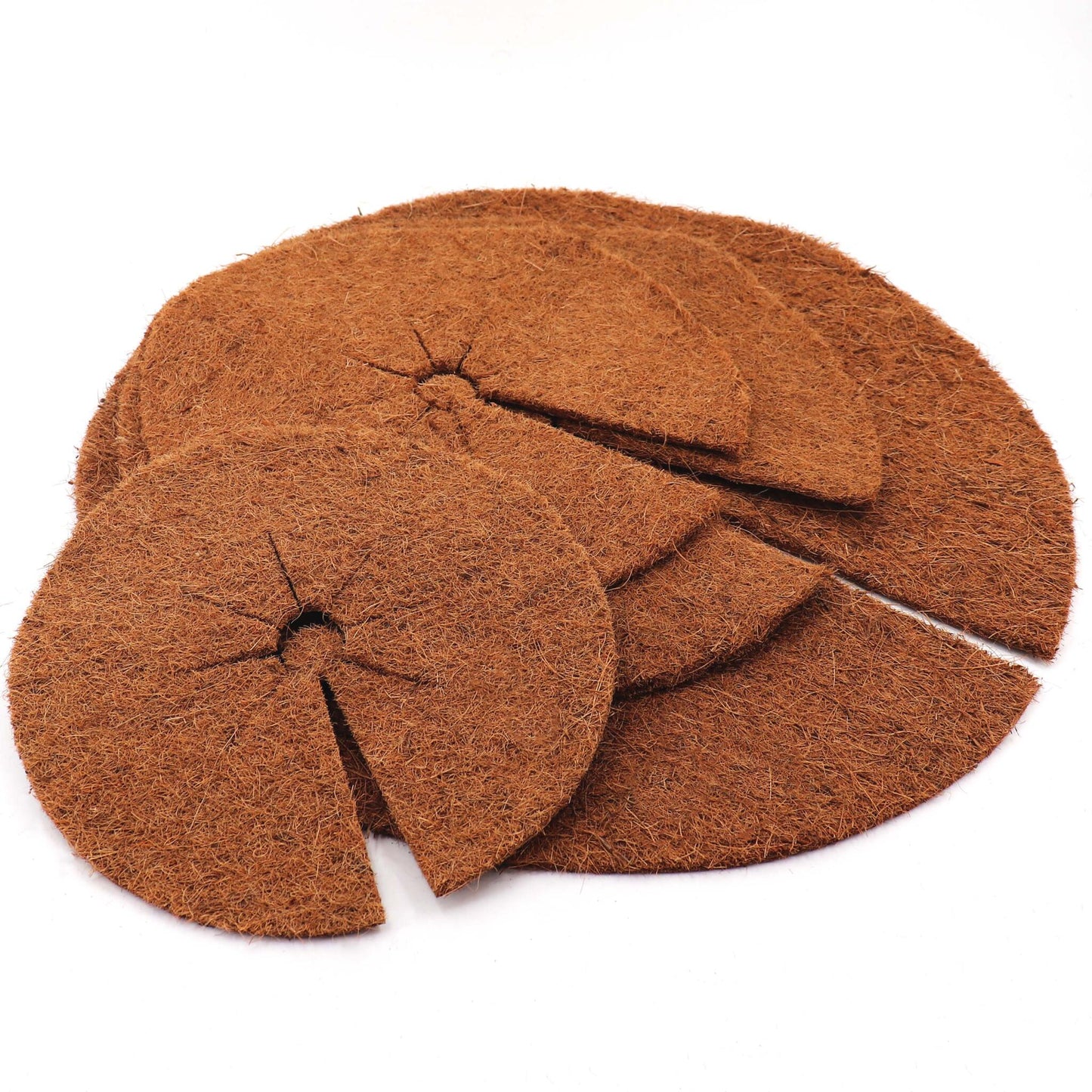2 Discos Mulching De Coco 45cm Estera De Fibra De Coco Estera Protectora De Plantas De Fibra De Coco Coco_0