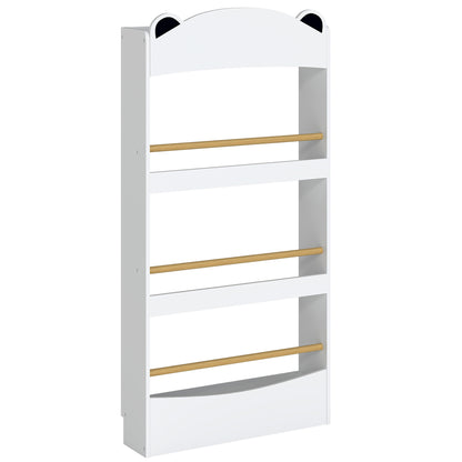 Estante Infantil Para Livros Aiyaplay Aglomerado De Madeira, Mdf Branco_0