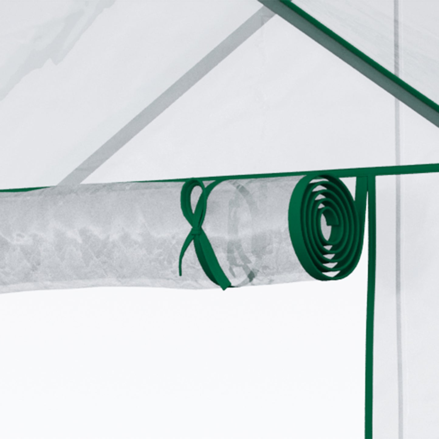 Outsunny Invernadero De Jardín Con 4 Estantes 142x73x195 Cm Verde_4