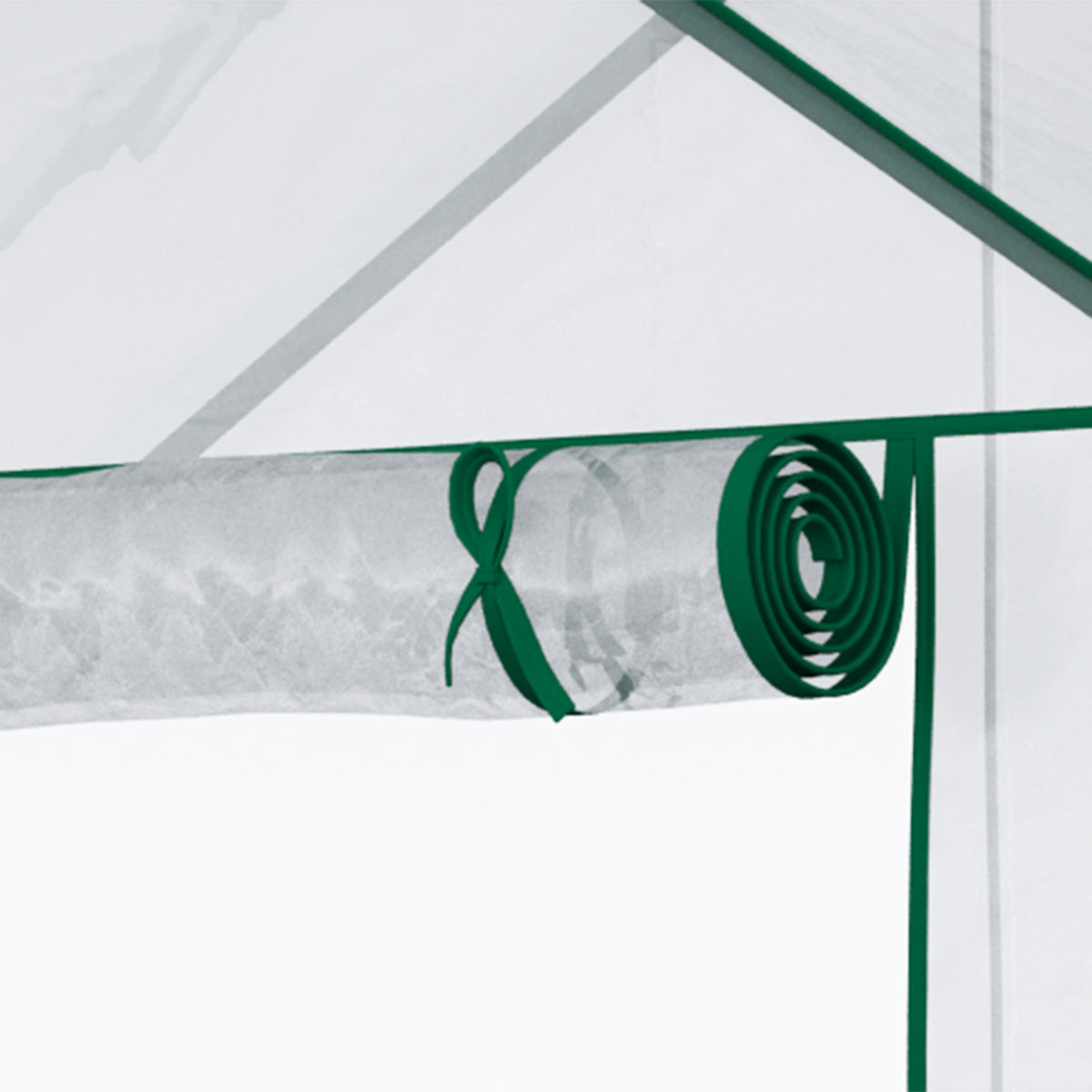 Outsunny Invernadero De Jardín Con 4 Estantes 142x73x195 Cm Verde_4