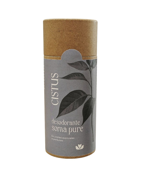 Desodorante sólido natural sin perfume para piel sensible | SOMA PURE 80 ml_0