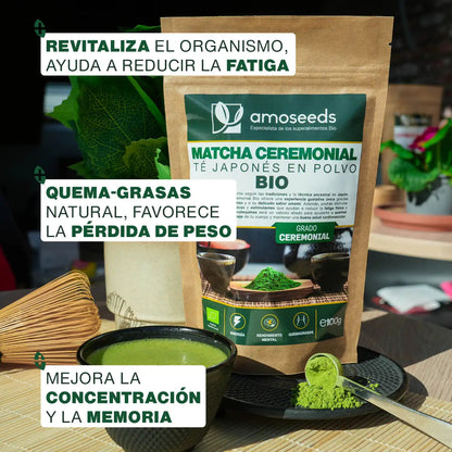 Té Matcha Ceremonial Japonés Bio 100g_2