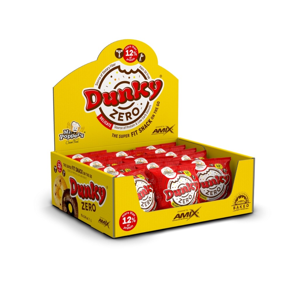 Dunky Zero 15x70gr Sabor Black Cookies Y Crema De Spéculoos Mr.popper's Amix_0