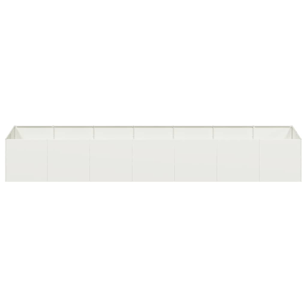 Jardinera Acero Blanco 280x80x40 Cm_3