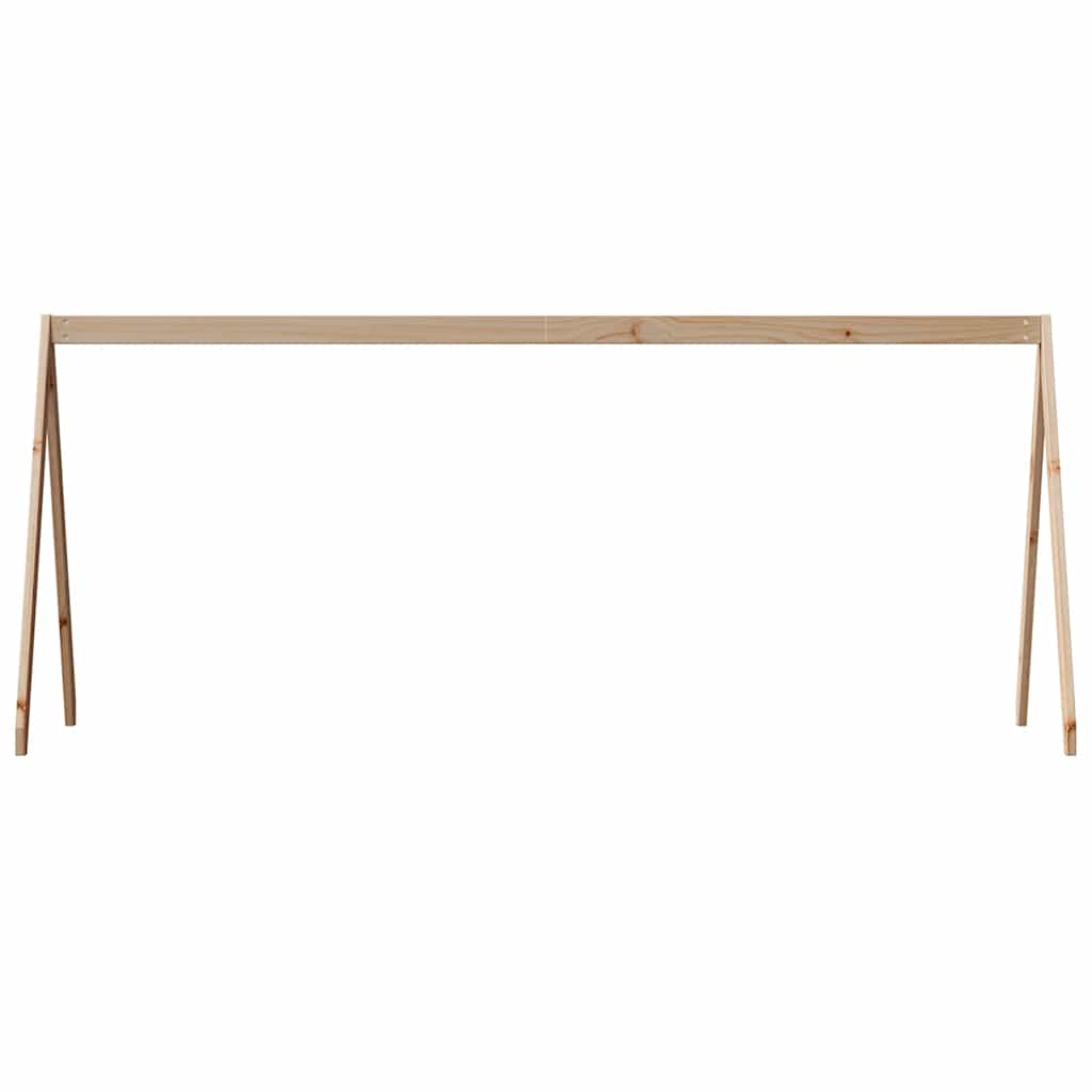 Techo De Cama Infantil Madera Maciza Pino 199x80,5x88 Cm_3
