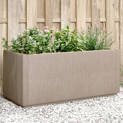 Jardinera Pp Marrón Claro 80x36x35 Cm_1