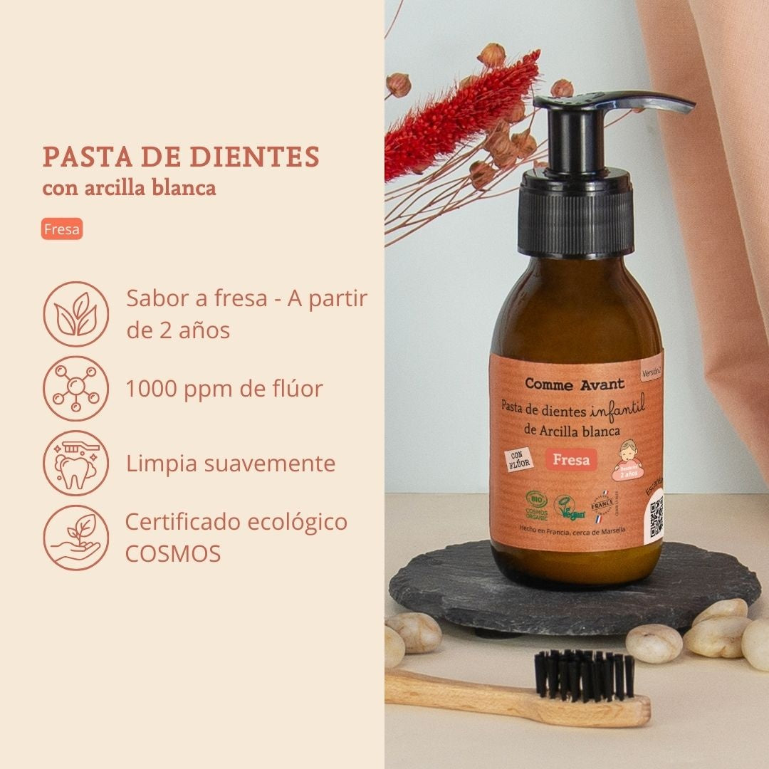 Pasta de dientes infantil de fresa Comme Avant 105 g