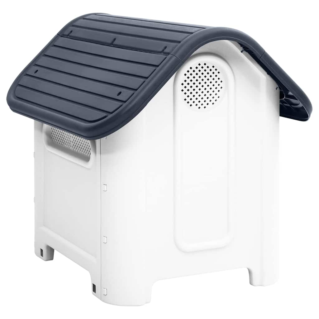 Casa Para Perro Gris 59x75x66 Cm Polipropileno_3