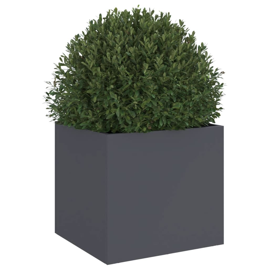 Jardinera Acero Gris Antracita 32x30x29 Cm_3
