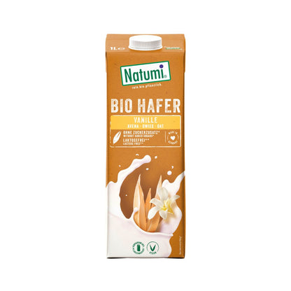 Pack 8 x Bebida de Avena Vainilla Bio Natumi 1 L