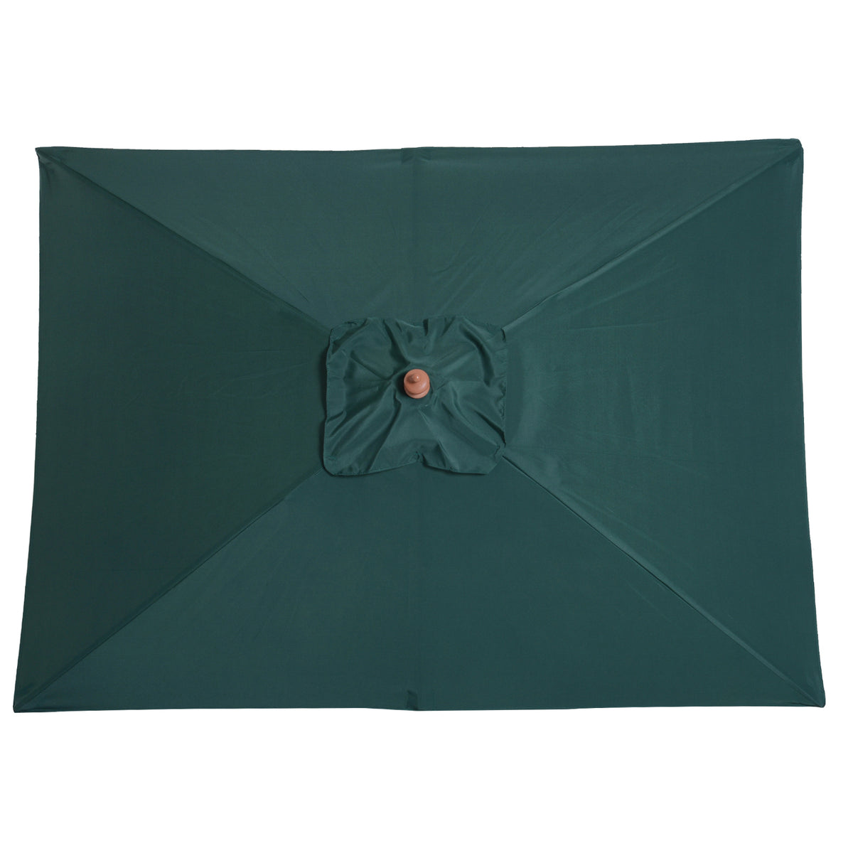 Outsunny Sombrilla De Jardín 200x150x235 Cm Inclinable Con Doble Techo Verde_4
