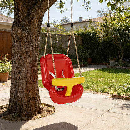 Columpio Infantil Aiyaplay Pe Rojo 28x36x180 Cm_1