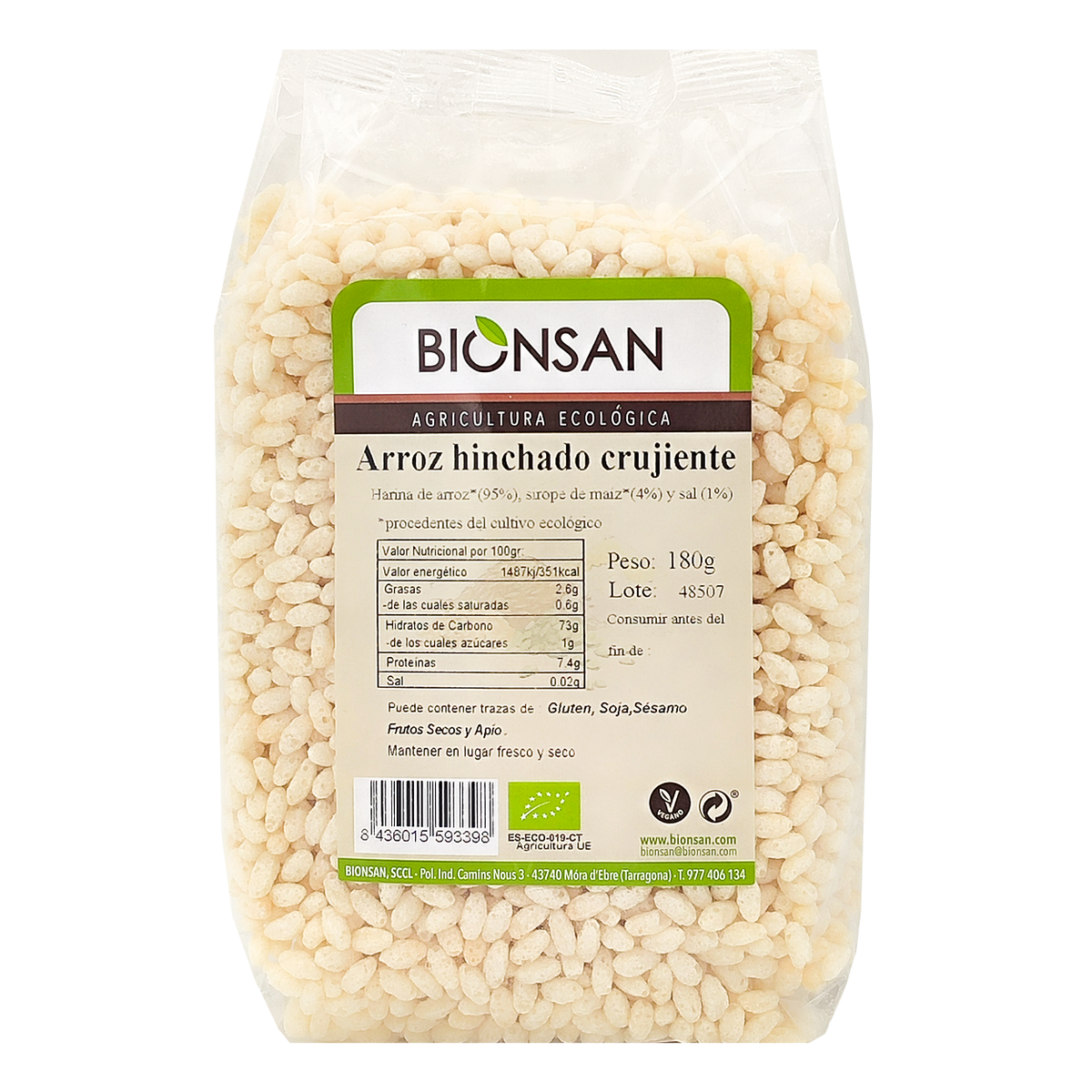 Arroz Hinchado Crujiente Eco Bionsan 180gr_0