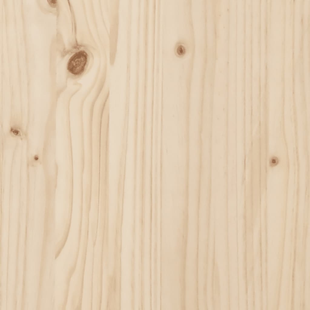Jardinera De Madera Maciza De Pino 70x70x70 Cm_5