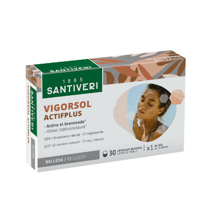 VigorSol AptifPLus Bronceado Santiveri 30 Perlas