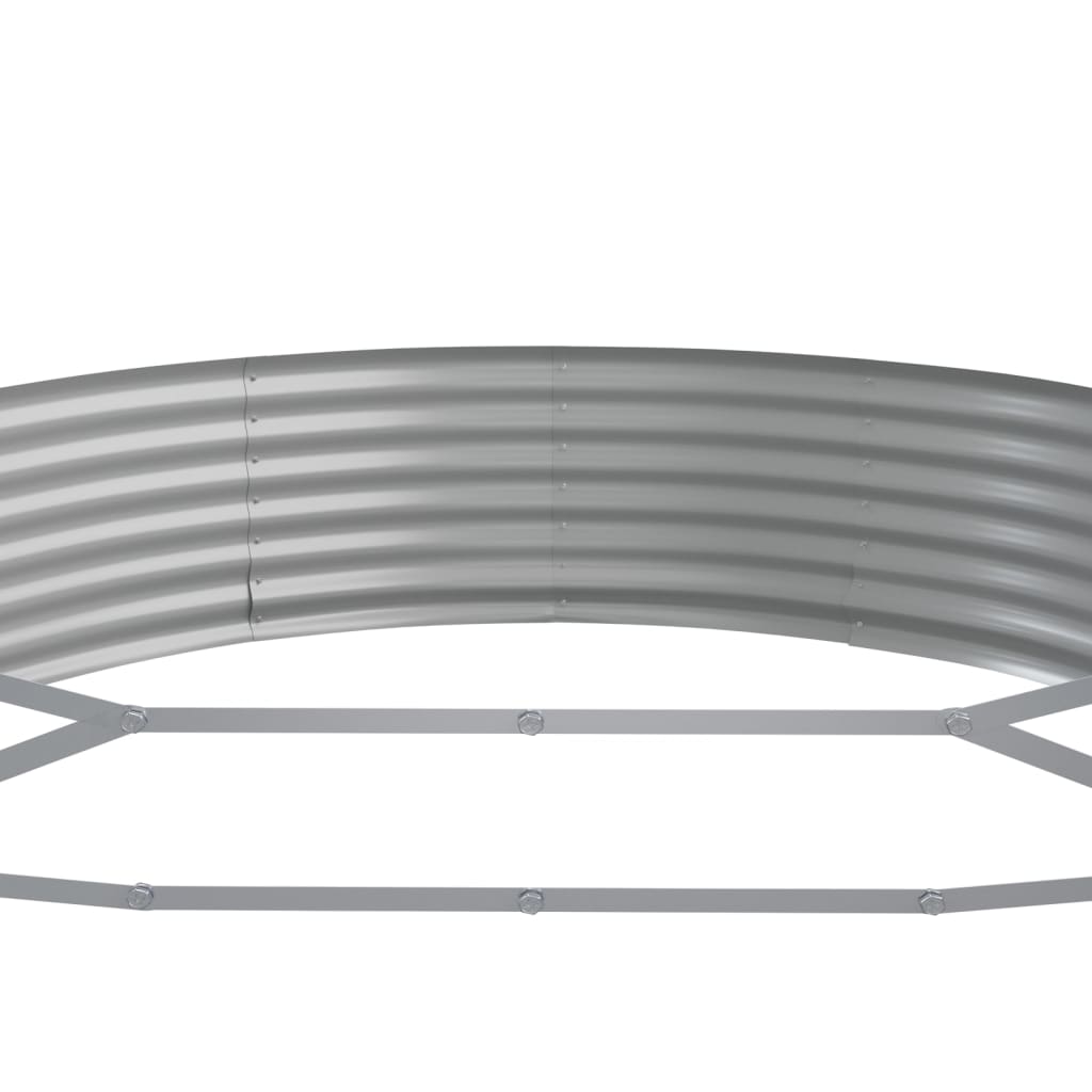 Jardinera Arriate Acero Galvanizado Marrón 600x140x36cm_4