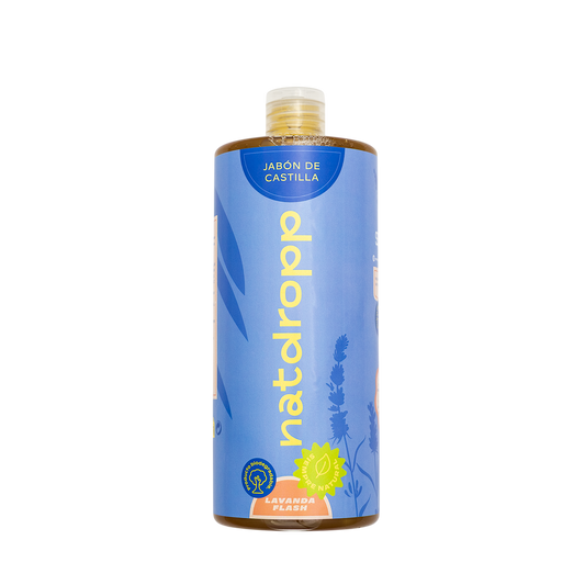 Jabón De Castilla Líquido BIO Lavanda Flash Natdropp 1000ml_0