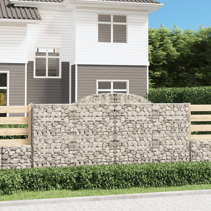 Cestas Gaviones 17 Uds Forma De Arco Hierro 300x50x140/160 Cm_1