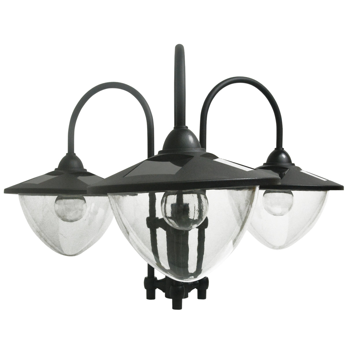 Outsunny Farol Solar De Jardín 189 Cm Con 18 Luces Led Blanca Fría 6000k Ip44_4