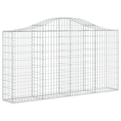 Cestas Gaviones 25 Uds Forma De Arco Hierro 200x30x100/120 Cm_2