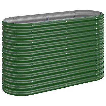 Jardinera Arriate Acero Galvanizado Verde 114x40x68 Cm_0