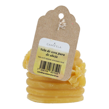 Vela de cera pura de abeja Abejitas 100% Cera CanVela