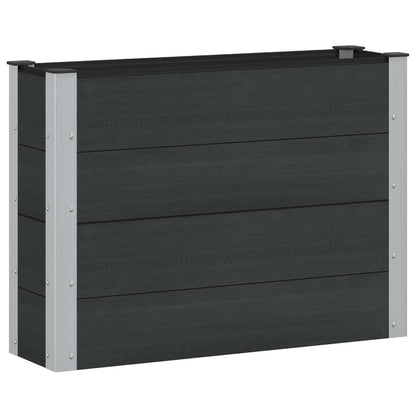 Arriate Elevado Negro 100 X 30 X 72 Cm_0