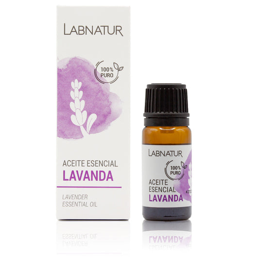 Aceite Esencial de Lavanda 100% Puro Labnatur 10 ml | Relajante y Suavizante | Piel, Masajes y Difusor | Vegano_0