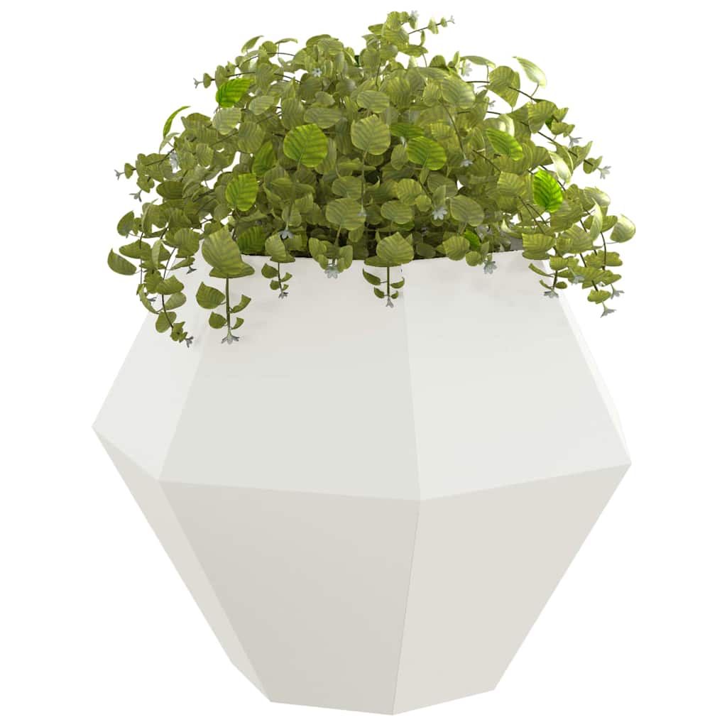 Jardinera Blanco 100 X 100 X 80 Cm Acero_2