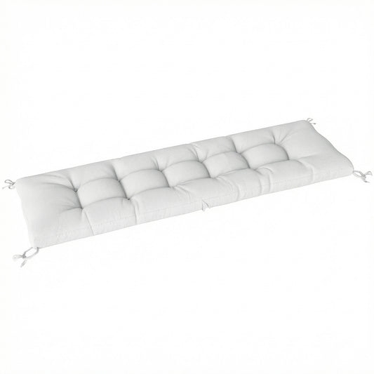 Outsunny Cojín Para Banco Y Tumbona Protección Uv50+ 198x65x13 Cm Crema_0