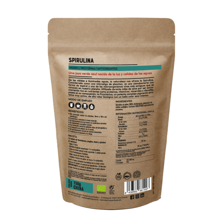 Spirulina Bio 1kg - Orgánica Superfoods_1