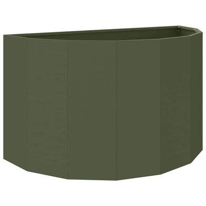 Jardinera Verde Oliva 90 X 45 X 50 Cm Acero_0