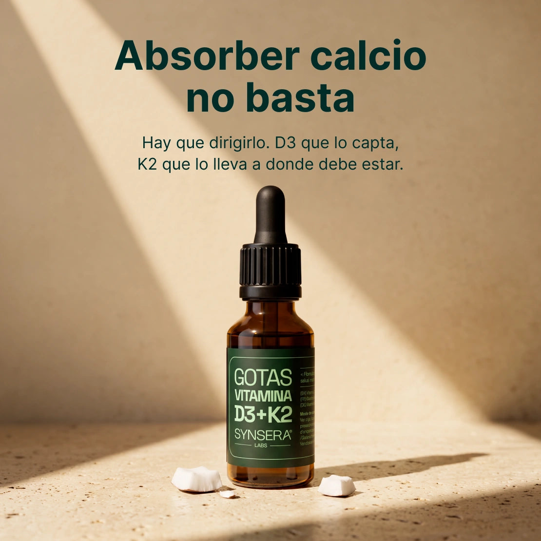 Vitamina D3 + K2 En Gotas 20 Ml Synsera Labs_3