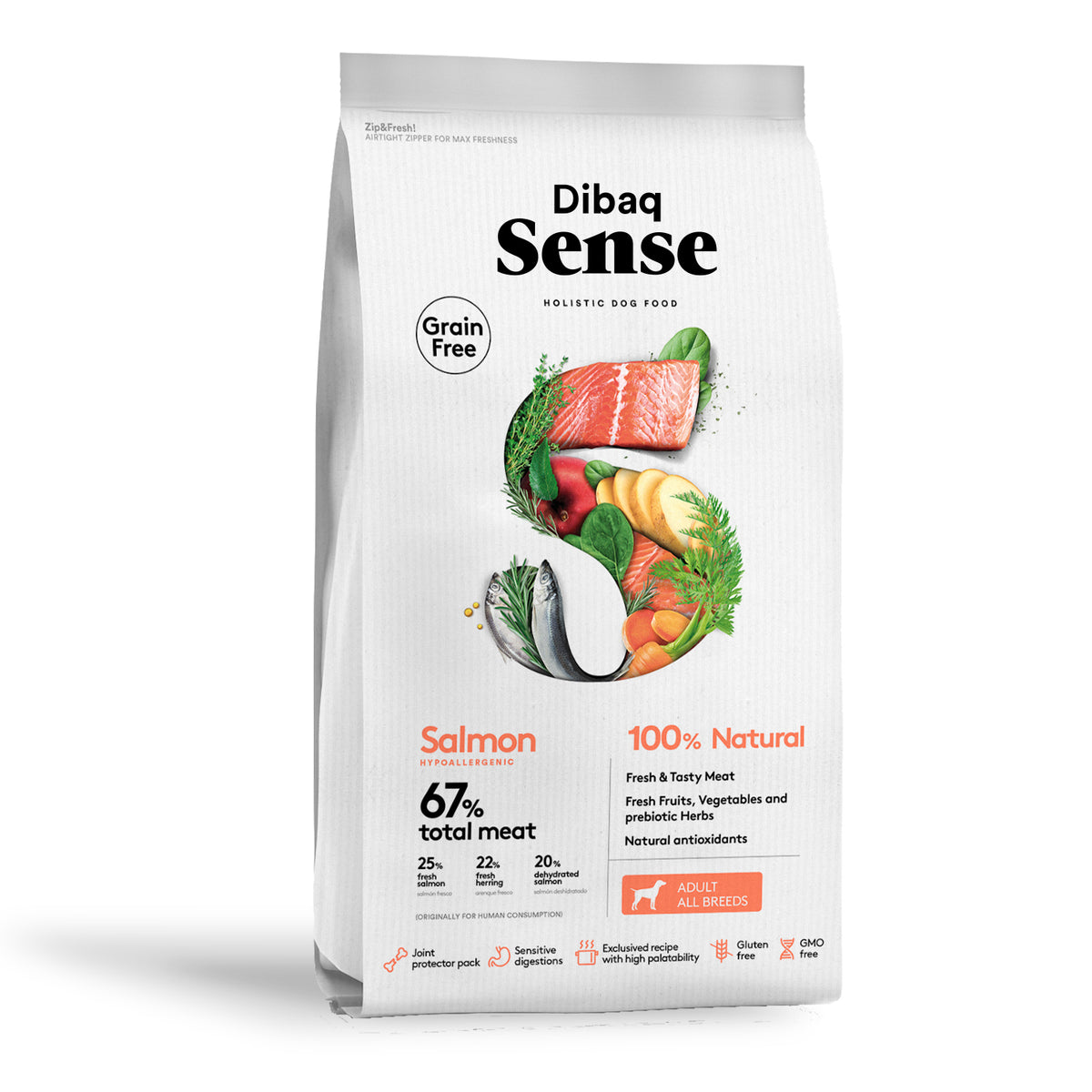 Dibaq Sense Grain Free Salmón 2 Kg_0