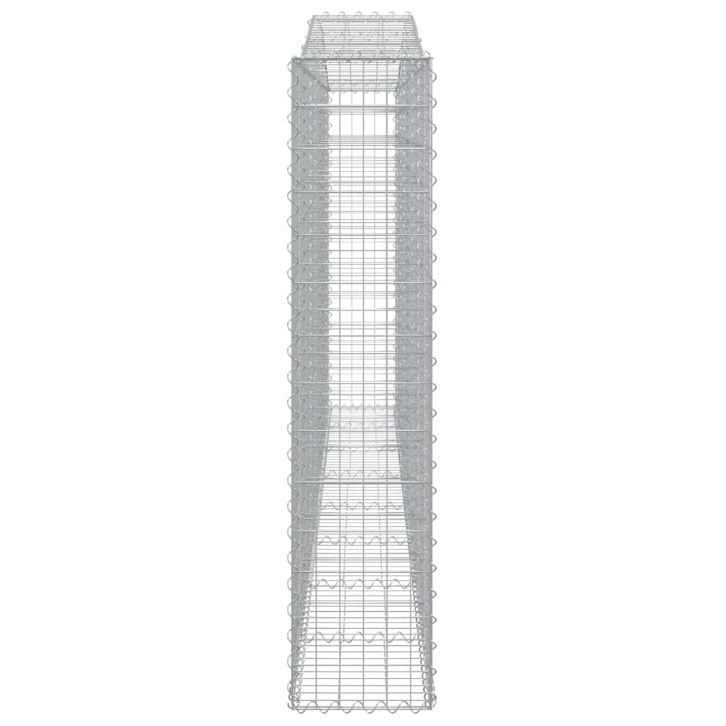 Cestas Gaviones 5 Uds Forma De Arco Hierro 400x30x140/160 Cm_4