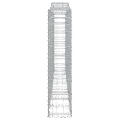 Cestas Gaviones 5 Uds Forma De Arco Hierro 400x30x140/160 Cm_4