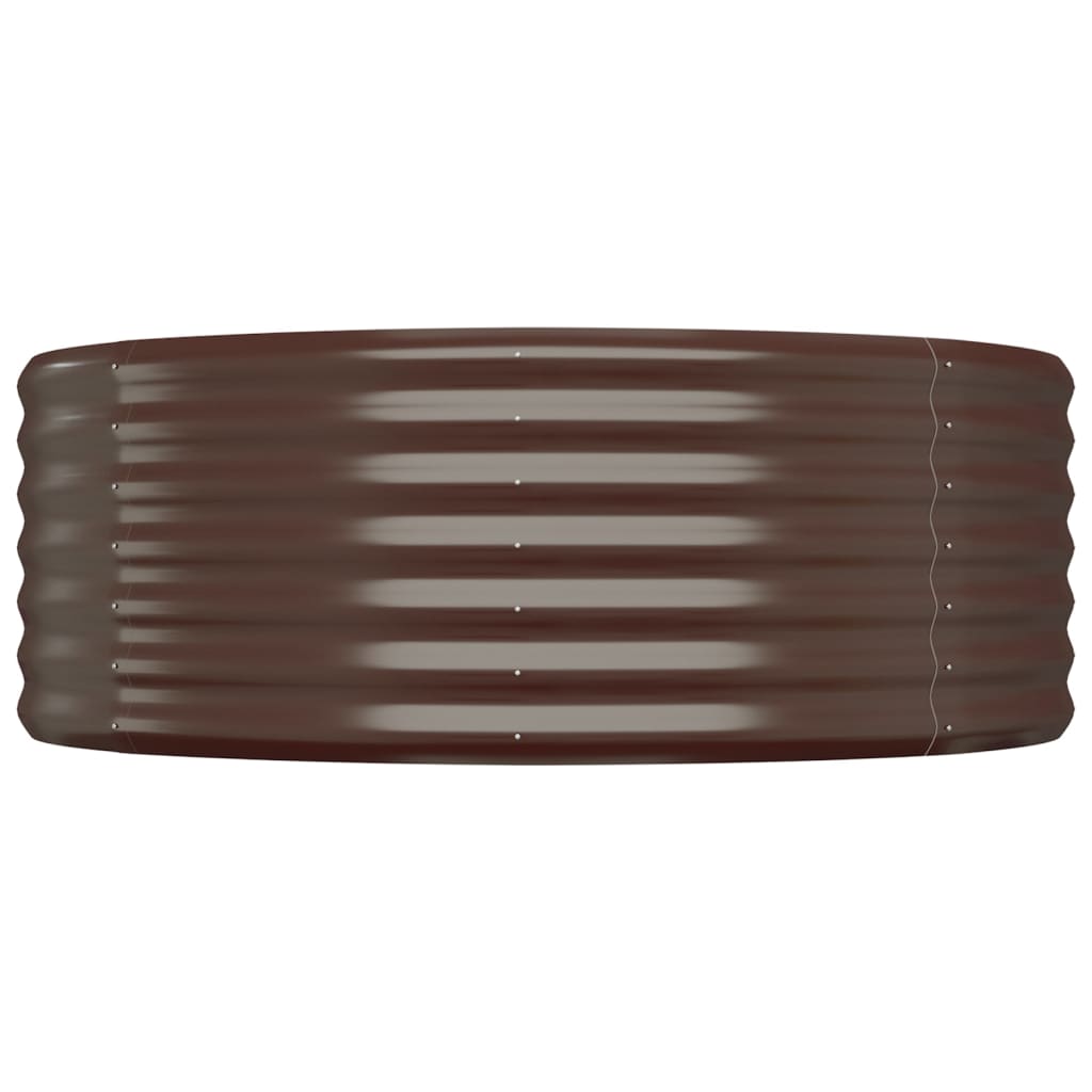 Jardinera Arriate Acero Galvanizado Marrón 507x100x36cm_3