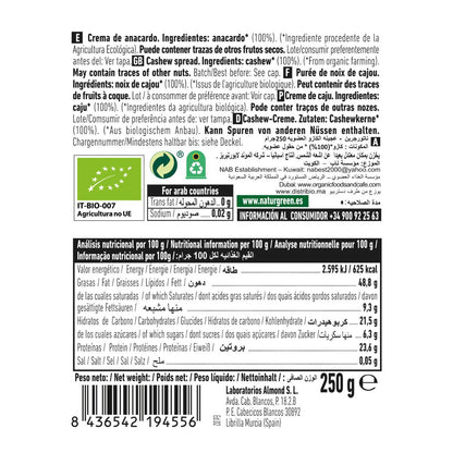 Crema de Almendra untable BIO NaturGreen 250 g