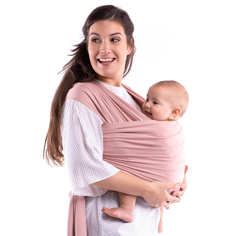 Fular Elástico Portabebé Bambú, Boba Wrap Serenity. Bloom_0