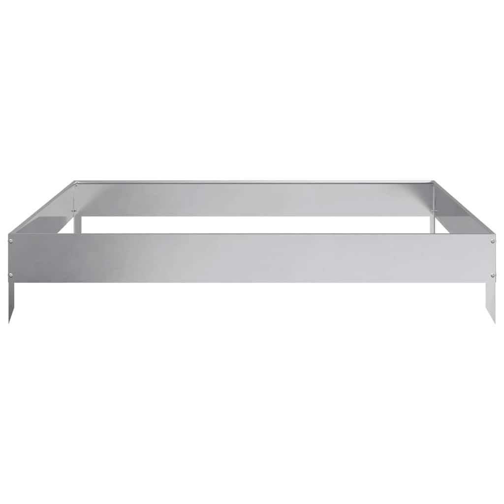 Jardinera De Acero Galvanizado 100x100x18,5 Cm_4