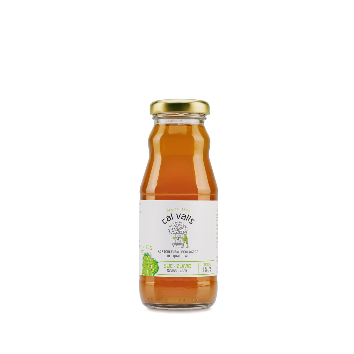 Zumo de Uva Blanca ECO Cal Valls 200 ml