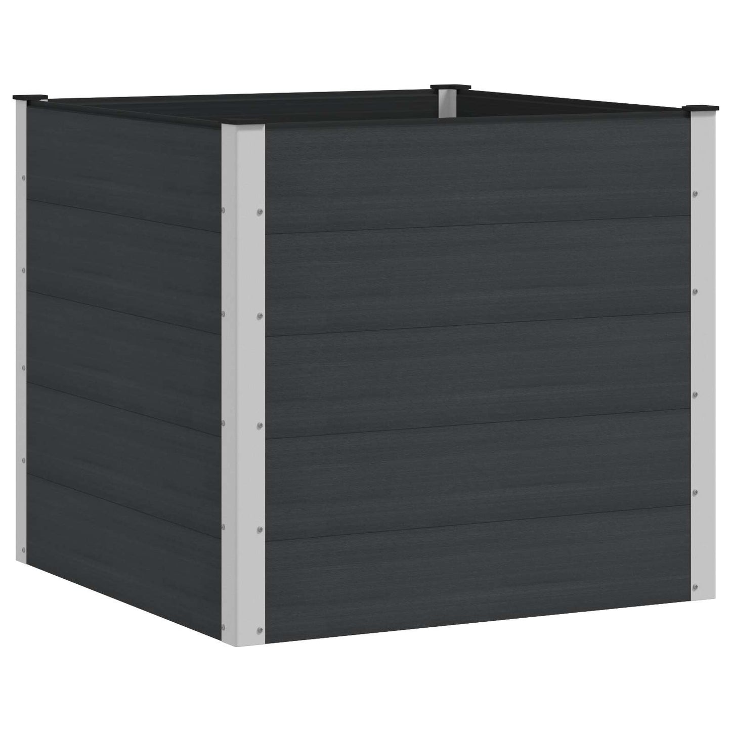 Arriate Elevado Negro 100 X 100 X 91 Cm_0