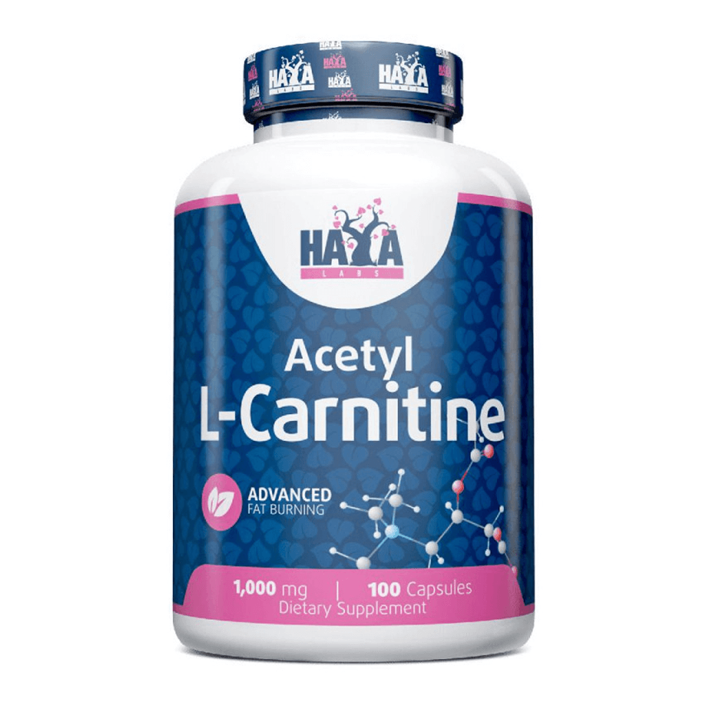 Acetil L-carnitina 1000mg - 100 Cápsulas - L-carnitina - Haya Labs_0