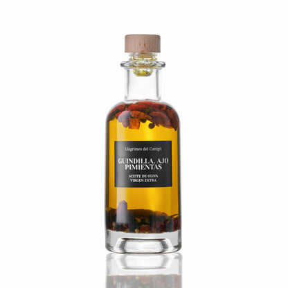 Aceite De Oliva Picante Con Guindilla, Ajo Y Pimientas - 0,25l_0