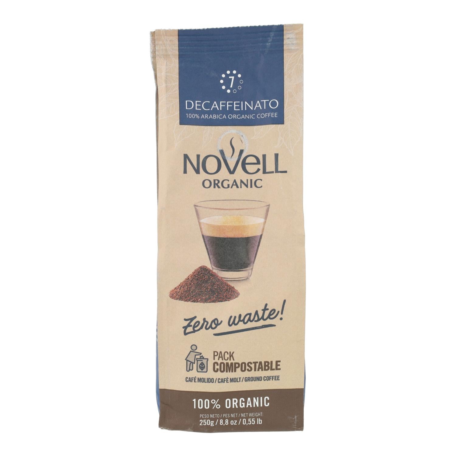 Pack 12x Café molido ECO descafeinado 250 g