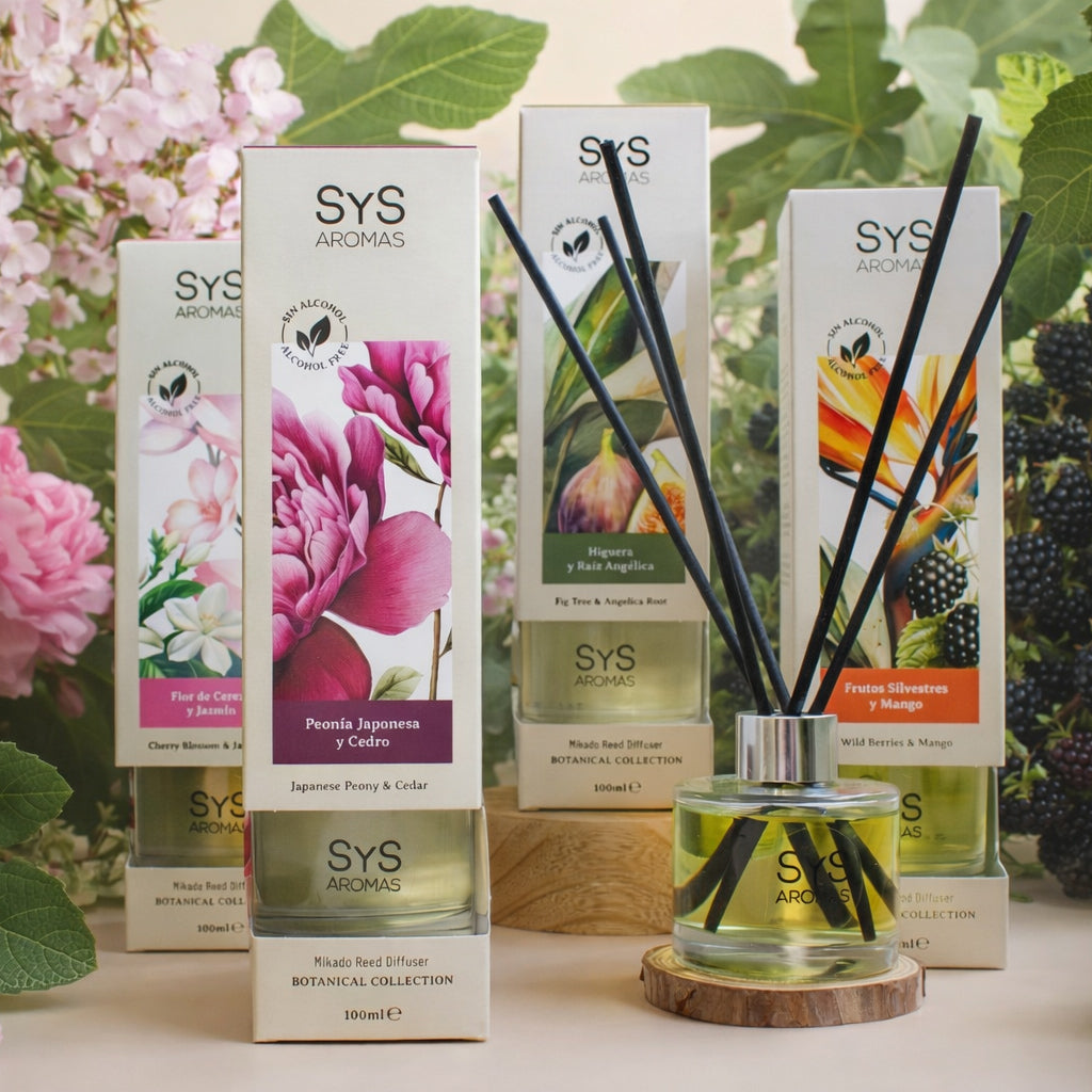 Ambientador Mikado Frutos Silvestres y Mango Botanical SYS Aromas 100 ml | Afrutado y Tropical | Sin Alcohol_2
