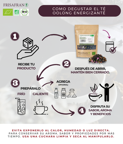 Té Oolong Ecológico | Granel | Calidad | Frisafran 100 G_2